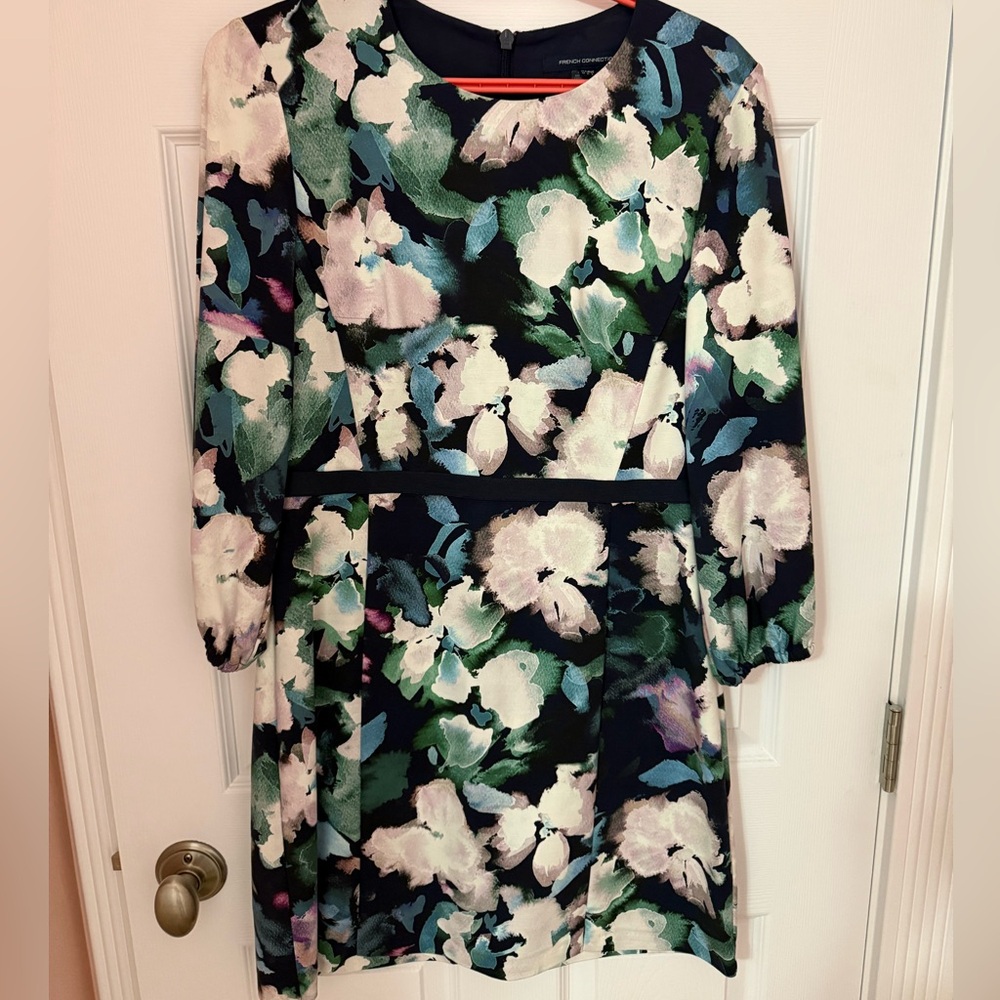 French Connection dress 3/4 length sleeves size M